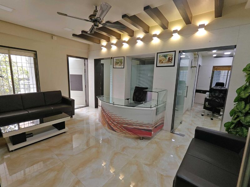 Elegant 800 Sq.ft Fully Furnished Office Space in the Heart of Karve Nagar, Near D Mart - Pune